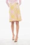 Burberry Checked A-line Mini Skirt