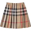 Burberry Pleated Skirt In Beige