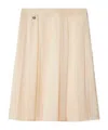 Burberry Pleated Skirt In Pelican Color