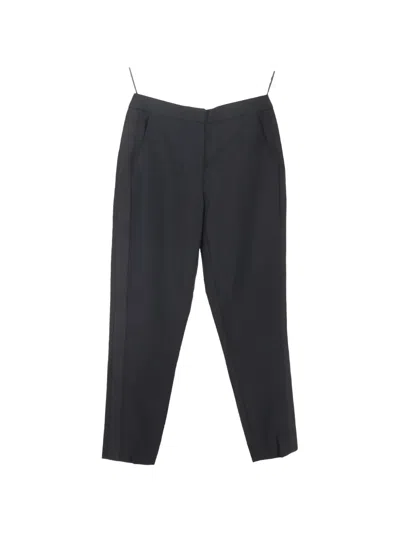 Pre-owned Burberry Pleated Trousers In Black