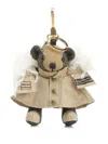 Burberry Thomas Teddy Bear Key-ring In Gold