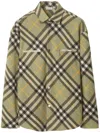 Burberry Checked Wool-blend Shirt Jacket