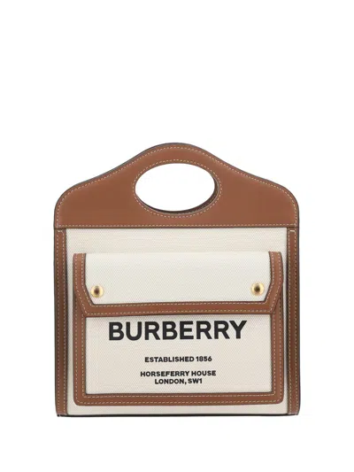 Burberry Handbags In Naturalmal