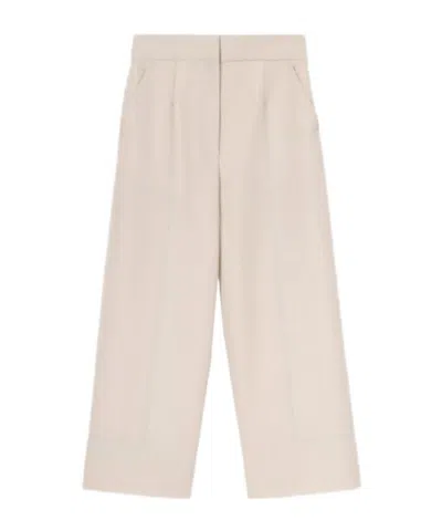 Burberry Pocket Pants In Neutral