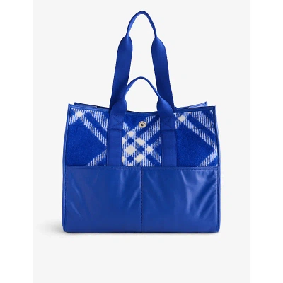 Burberry Knight Pocket Woven Tote Bag