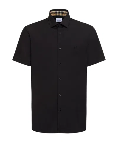 Burberry Pointed Collar Short-sleeved Shirt