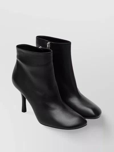 Burberry Pointed Toe Leather Ankle Boot