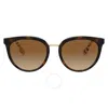 Burberry Eyewear Oversized Round Frame Sunglasses In Brown / Dark