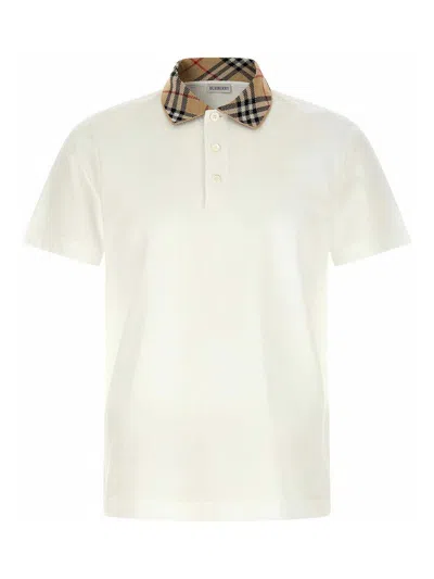 Burberry Polo - Blanco In White