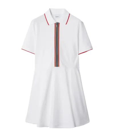 Burberry Polo Dress In White