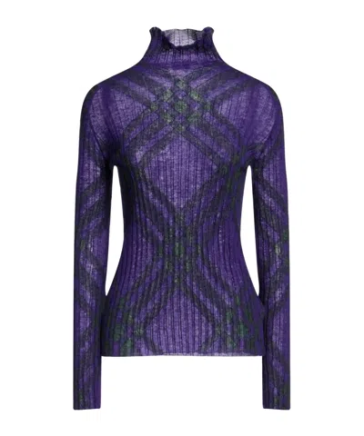 Burberry Polo Necks In Blue