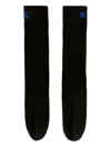 Burberry Polo Pony-embroidered Socks In Black