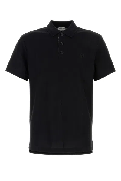 Burberry Eddie Polo Shirt In Black