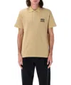 Burberry Men's Polo Shirt In Beige