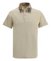 Burberry Polo Shirt In Neutral