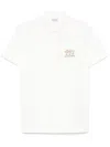 Burberry Organic White Button Up T Shirt In Beige
