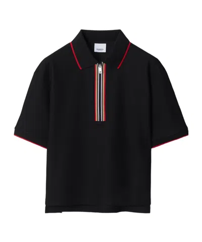 Burberry Polo Shirt In Black