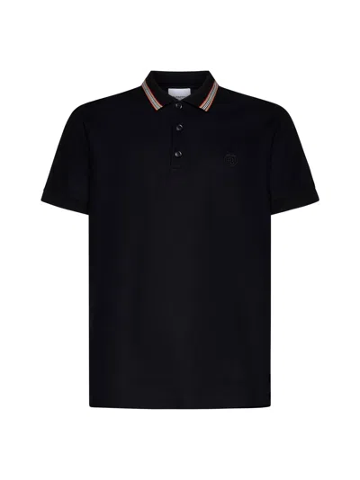 Burberry Polo Shirt In Black