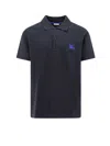 BURBERRY PIQUE POLO SHIRT WITH EMBROIDERED EKD