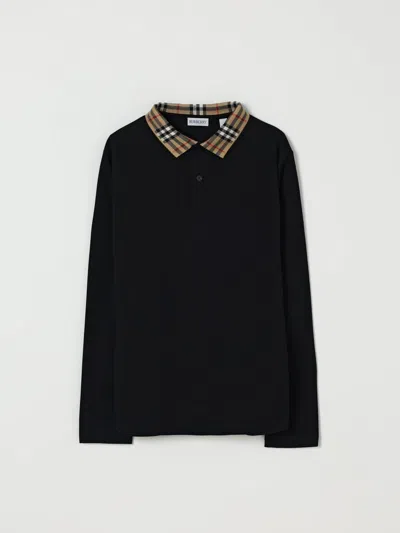 Burberry Polo Shirt  Kids Color Black
