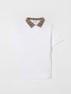 Burberry Polo Shirt  Kids Color White In White