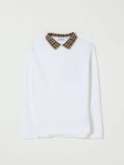 Burberry Polo Shirt  Kids Color White