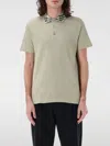 Burberry Cotton Polo Shirt In Green