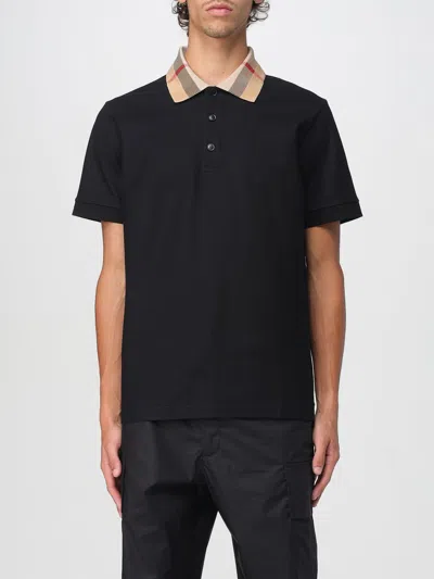 BURBERRY POLO SHIRT BURBERRY MEN COLOR BLACK,H11702002
