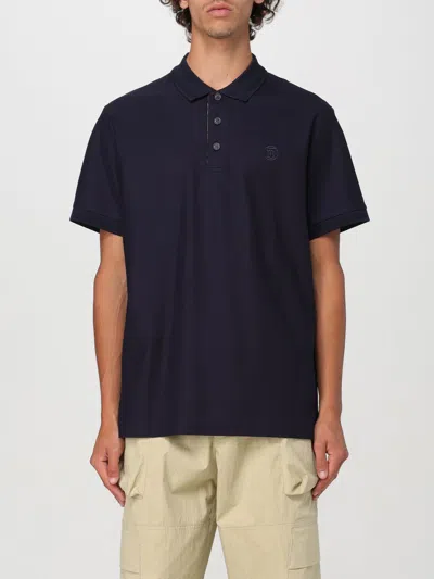 Burberry Polo Shirt  Men Color Blue In Blau