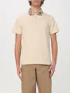 Burberry Polo Shirt In Neutral