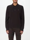 Burberry Equestrian Knight Embroidery Long-sleeve Polo Shirt In Animal Print