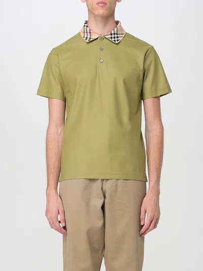 BURBERRY POLO SHIRT BURBERRY MEN COLOR GREEN,H18976012