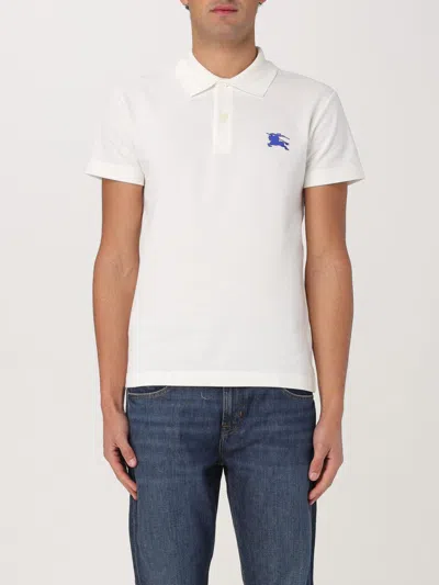 BURBERRY POLO SHIRT BURBERRY MEN COLOR IVORY,G45111044