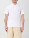 Burberry Chalk White Cotton Polo In White