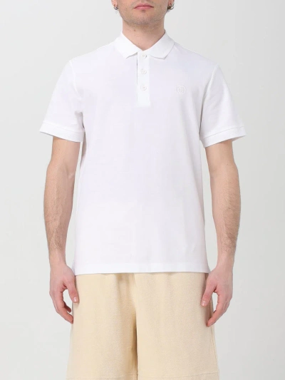 Burberry Polo Shirt  Men In White