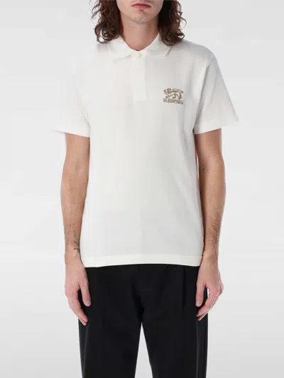 BURBERRY POLO SHIRT BURBERRY MEN COLOR WHITE,G63026001