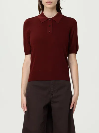 Burberry Polo Shirt  Woman Color Brick Red