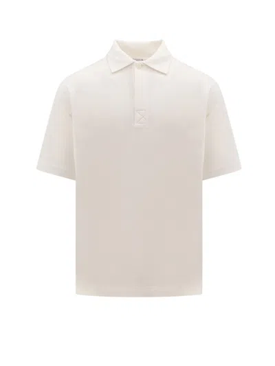 Burberry Polo Shirt In Chalk