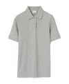 Burberry Polo Shirt In Gray