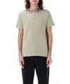 Burberry Cotton Polo Shirt In Green