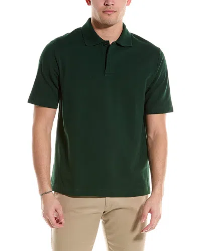 Burberry Short Sleeved Polo Shirt In Green
