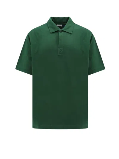 Burberry Cotton Polo Shirt In Green