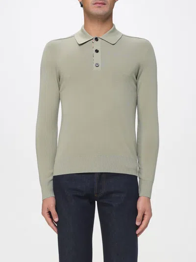 Burberry Polo Shirt Men  In Green