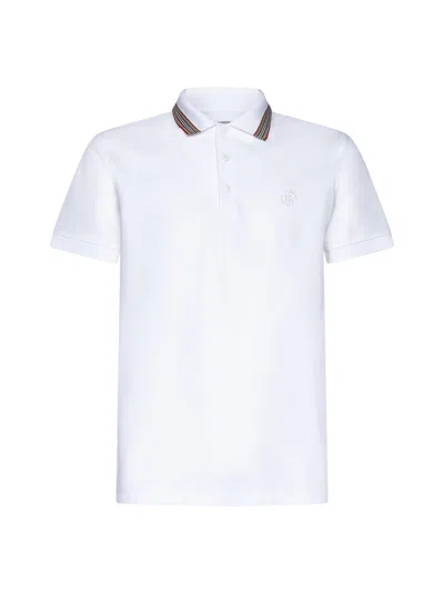Burberry Polo Shirt In White
