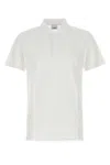 Burberry Logoed Polo Shirt In White