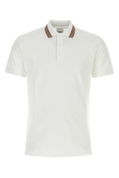 Burberry Polo-xxl Nd  Male In White