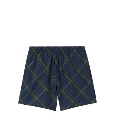Burberry Polyester Beachwear In Blue