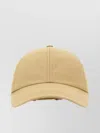 Burberry Polyester Blend Baseball Cap With Top Button In Brown