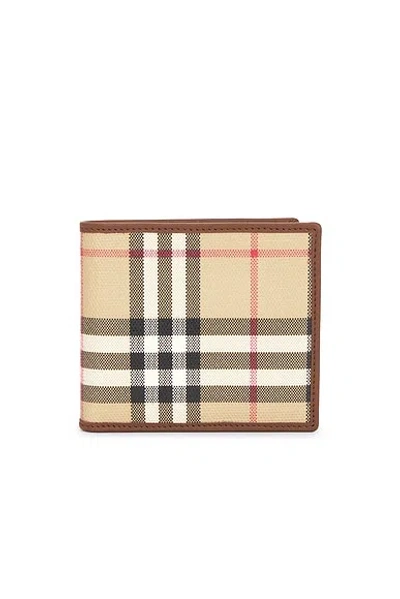 Burberry Check Bifold Wallet In Pattern