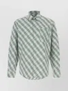 Burberry Poplin Shirt With Embroidered Collar And Pocket